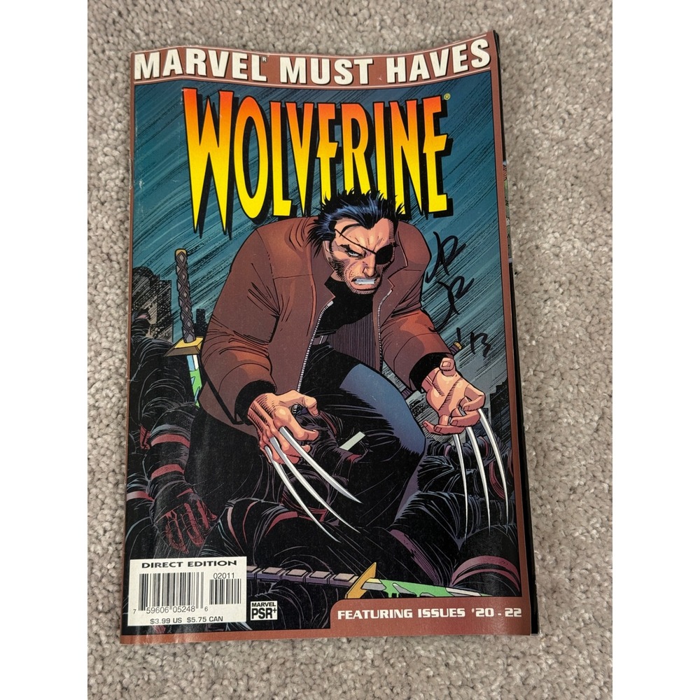 Marvel Must Haves Wolverine 20-22 Enemy of the State Autograph John Romita Jr